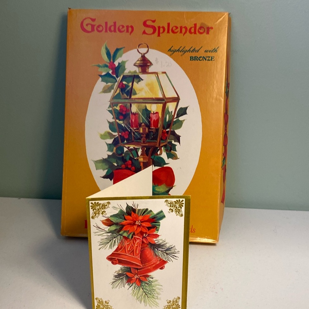 Vintage Westchester Golden Splendor Christmas Cards